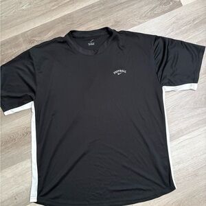 Nike Black and White Short Sleeve Tee